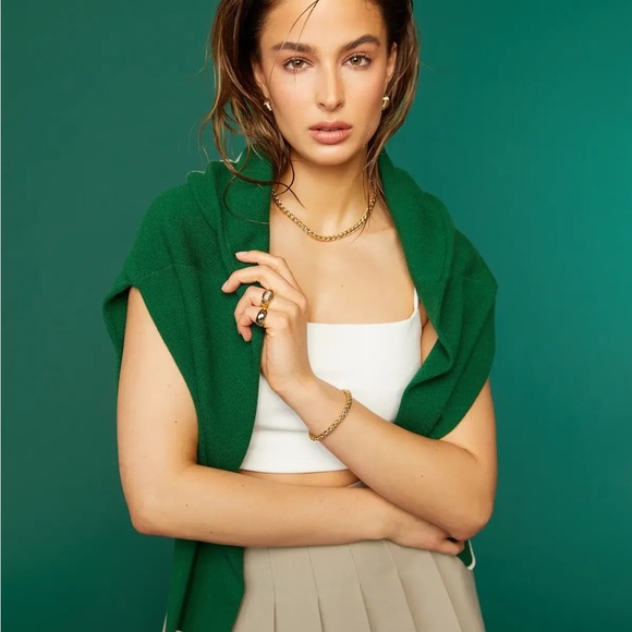 Oak+Fort Cropped Tank - Picture 2 of 6